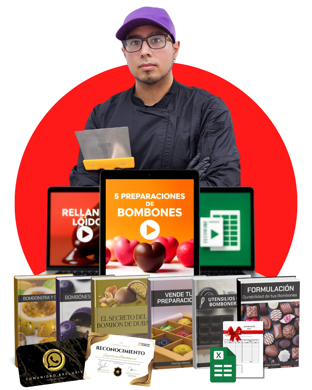 CURSO DE BOMBONERÍA | 3 CLASES GRABADAS + 9 BONOS EXCLUSIVOS DE REGALO